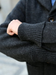 Fleurs de Bagne L'Enfant du Malheur Cardigan – Anthracite