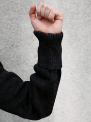 Fleurs de Bagne L'Enfant du Malheur Cardigan – Anthracite