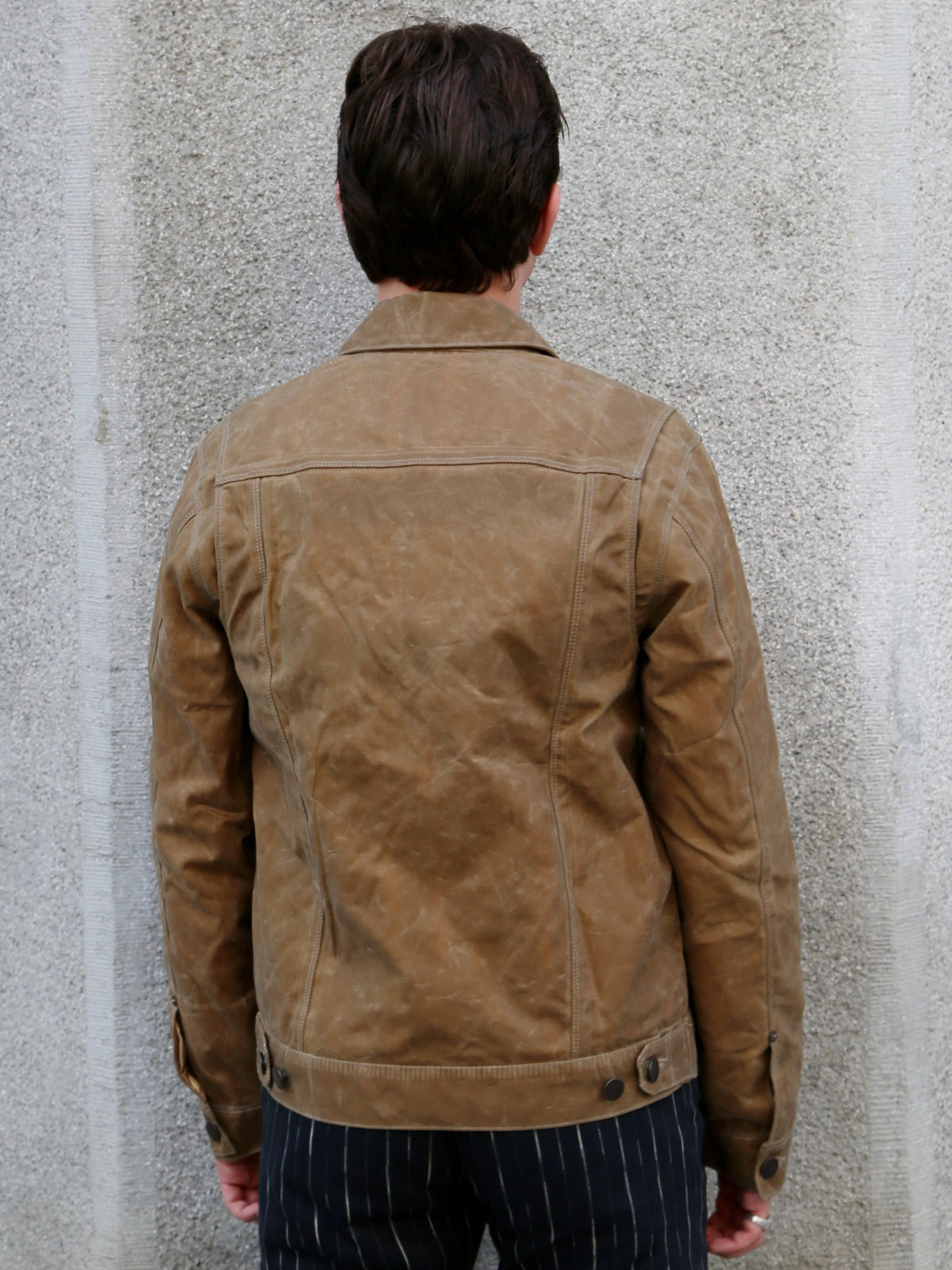 Freenote Cloth RJ-1 Waxed Jacket Tumbleweed – Brown Interior (M0004302-TMB)