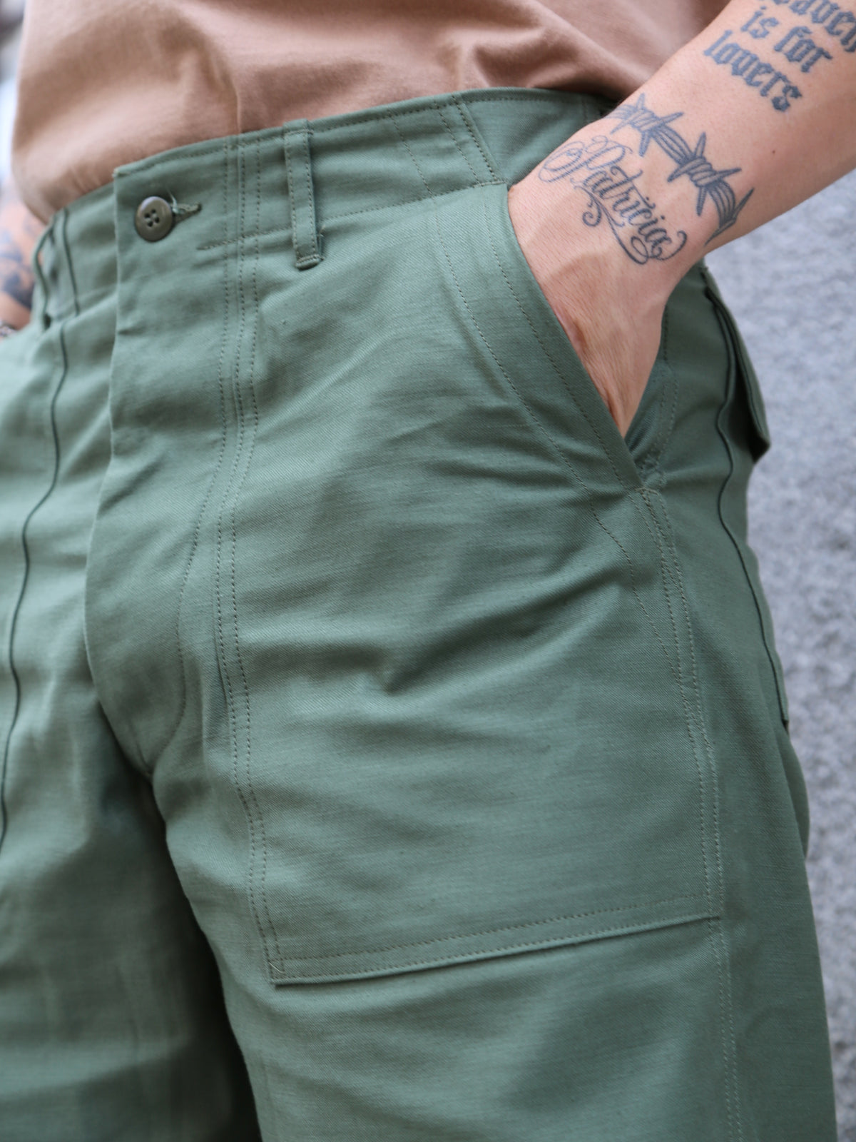 The Real McCoy's MP23003 OG-107 Trousers – Olive