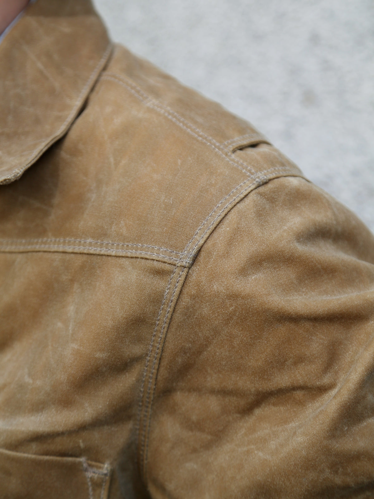 Freenote Cloth RJ-1 Waxed Jacket Tumbleweed – Brown Interior (M0004302-TMB)