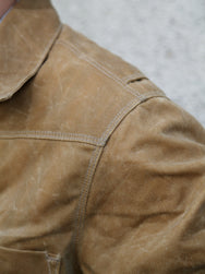 Freenote Cloth RJ-1 Waxed Jacket Tumbleweed – Brown Interior (M0004302-TMB)