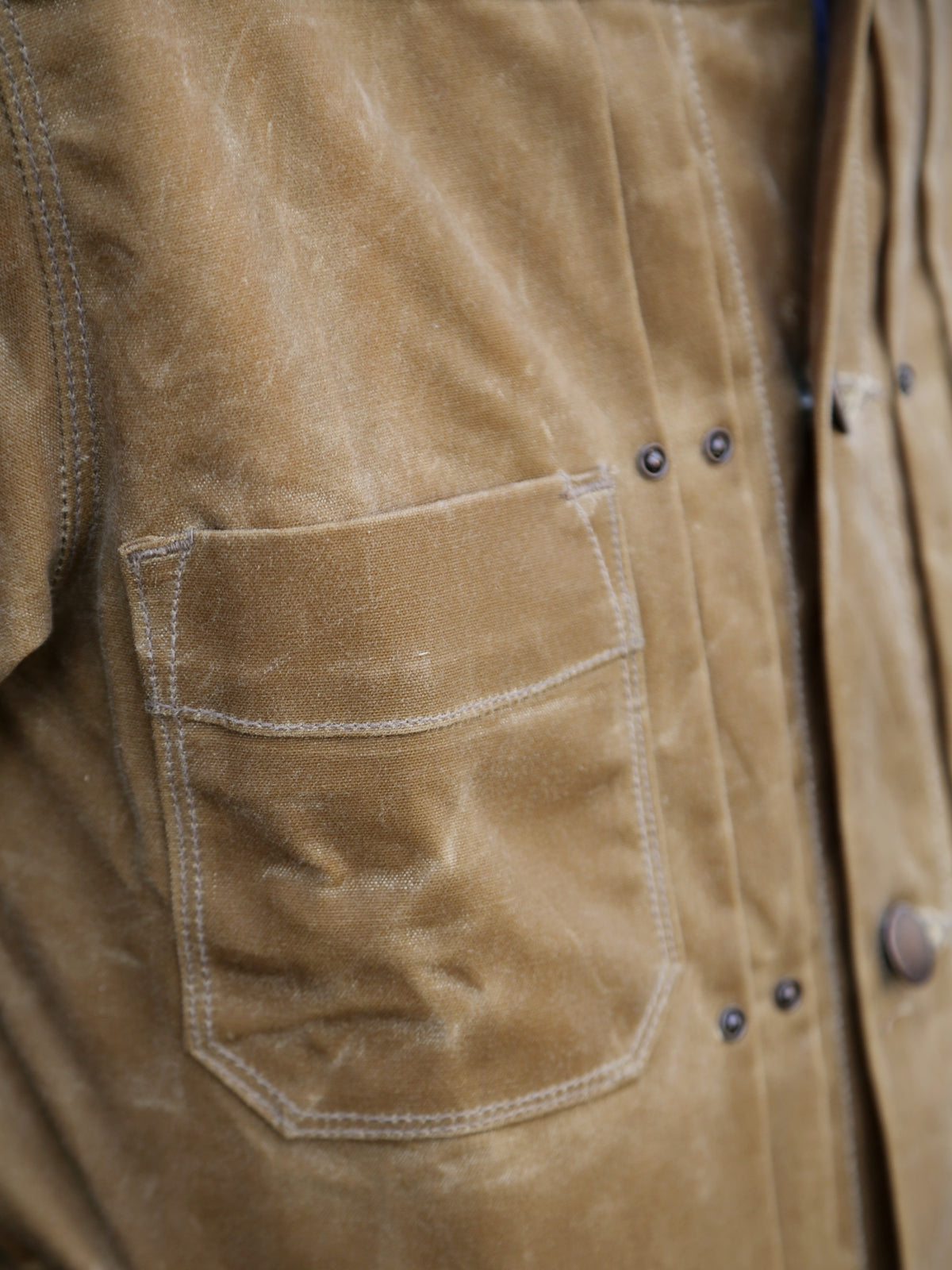 Freenote Cloth RJ-1 Waxed Jacket Tumbleweed – Brown Interior (M0004302-TMB)