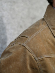 Freenote Cloth RJ-1 Waxed Jacket Tumbleweed – Brown Interior (M0004302-TMB)