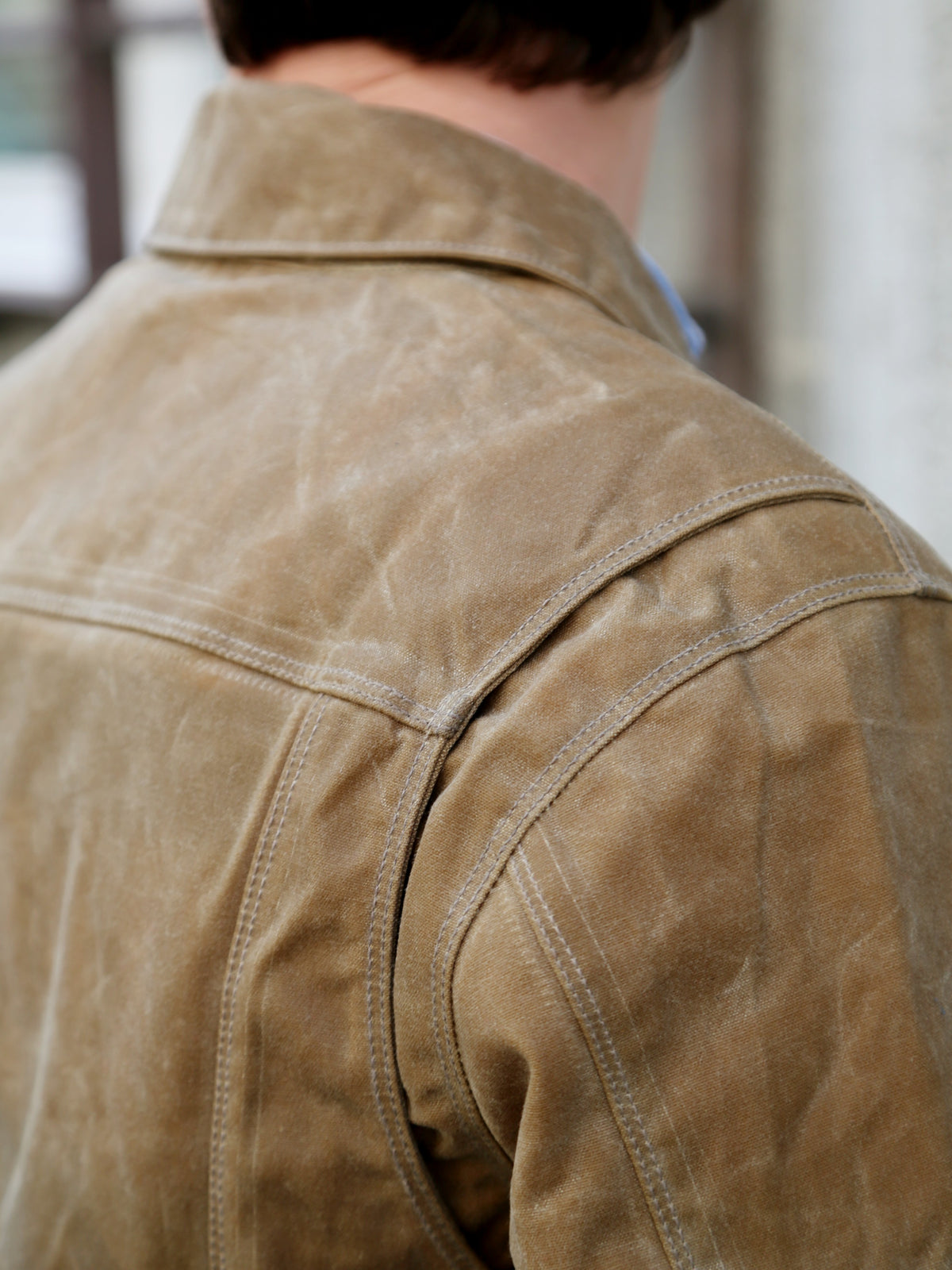 Freenote Cloth RJ-1 Waxed Jacket Tumbleweed – Brown Interior (M0004302-TMB)