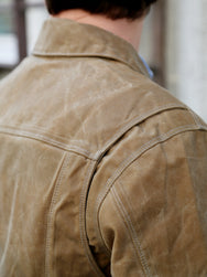 Freenote Cloth RJ-1 Waxed Jacket Tumbleweed – Brown Interior (M0004302-TMB)