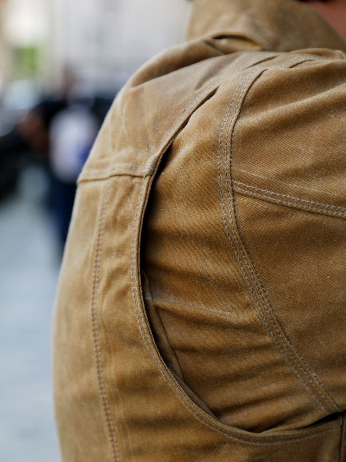 Freenote Cloth RJ-1 Waxed Jacket Tumbleweed – Brown Interior (M0004302-TMB)