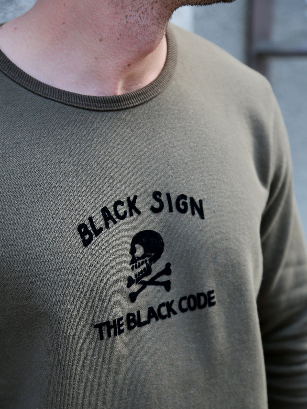 Black Sign Commando Training Shirt / Soldier Green (BSSN-23301)