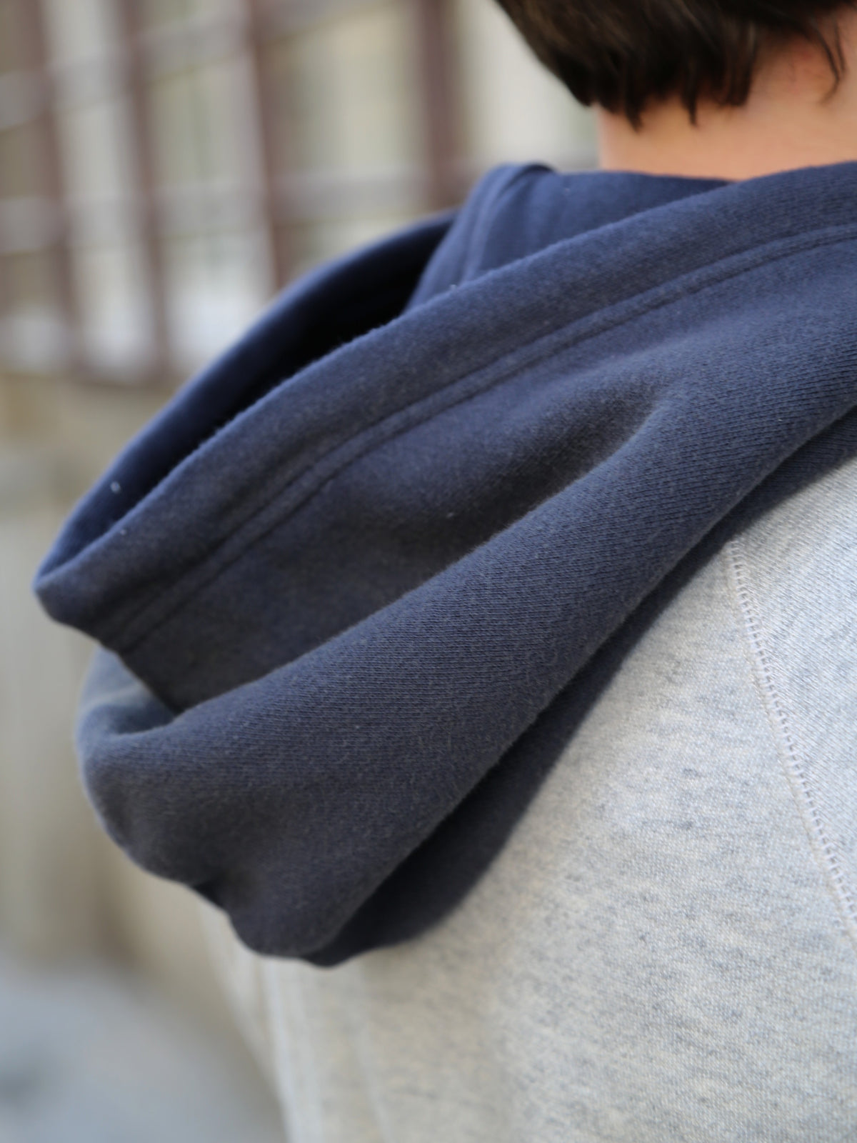 Nudie Jeans Gunde Hoodie Embo Wave – Grey Melange (150618)