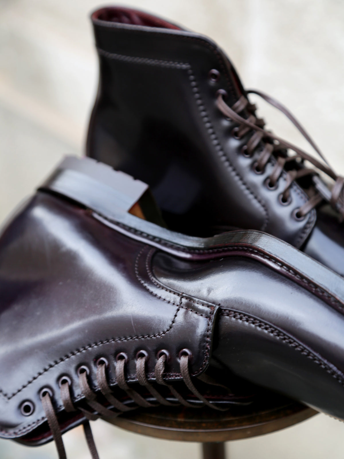 Alden Col.8 Cordovan Boots – Burgundy (M5915C) - SPECIAL DENIM HEADS MAKE-UP