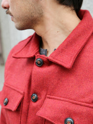 Freenote Cloth Midway Wool CPO – Red (M0004354-RED)