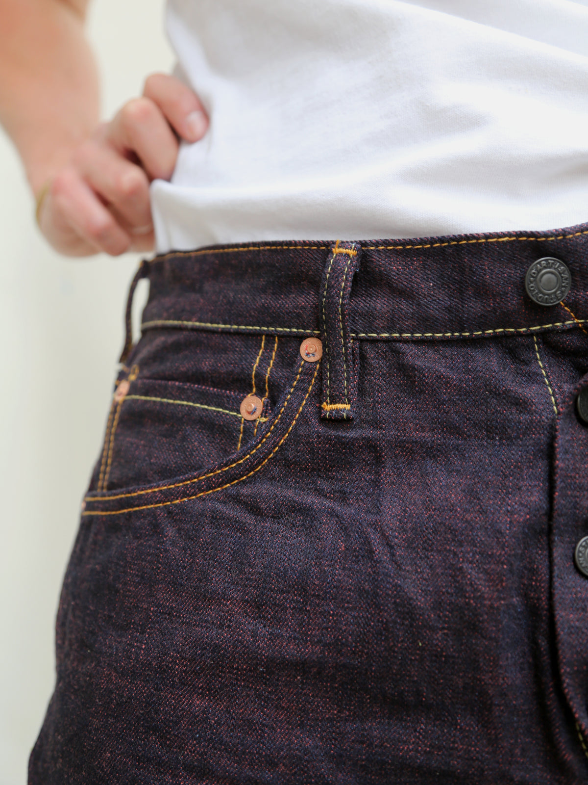 Studio d'Artisan D1858 "Hinode" 15oz Relaxed Tapered Jeans