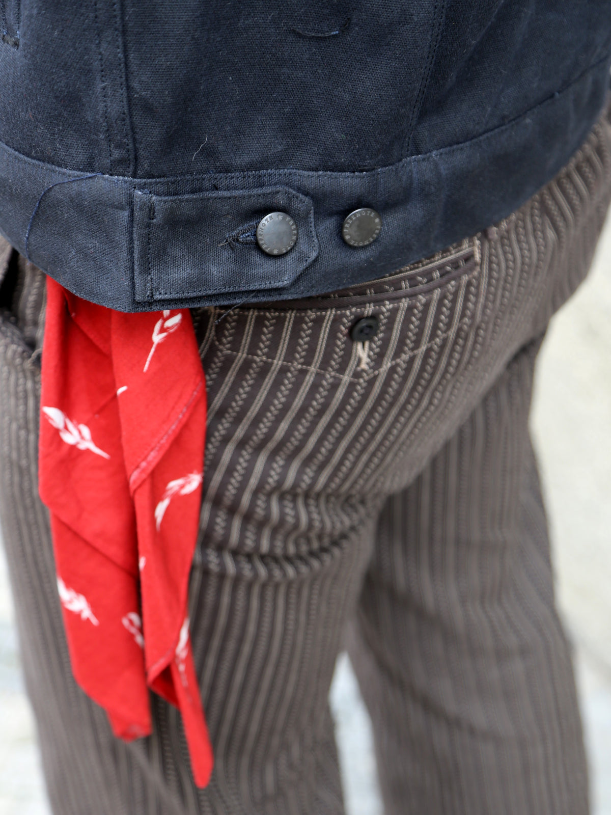 Freenote Cloth Riders Jacket – Waxed Canvas Black Alpaca Interior (M3234302-BLA)