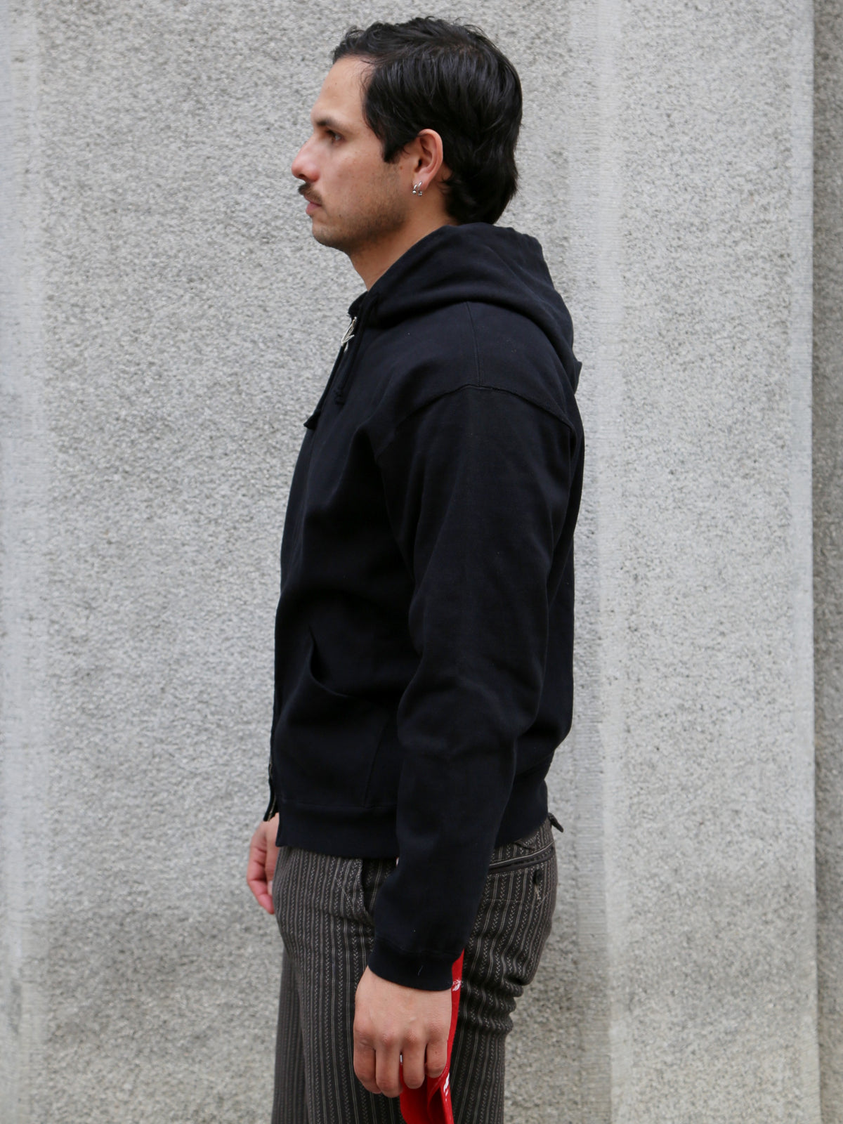 Samurai Jeans Heavyweight Hoodie – Black (SWS-TW02)