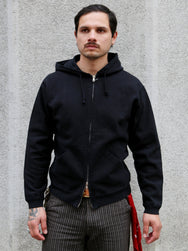 Samurai Jeans Heavyweight Hoodie – Black (SWS-TW02)