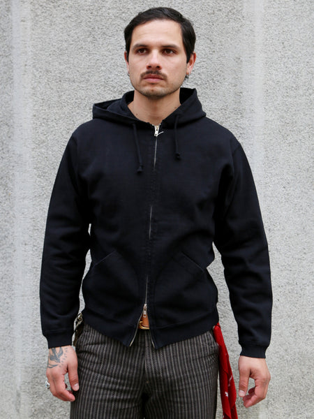 Samurai Jeans Heavyweight Hoodie – Black (SWS-TW02)