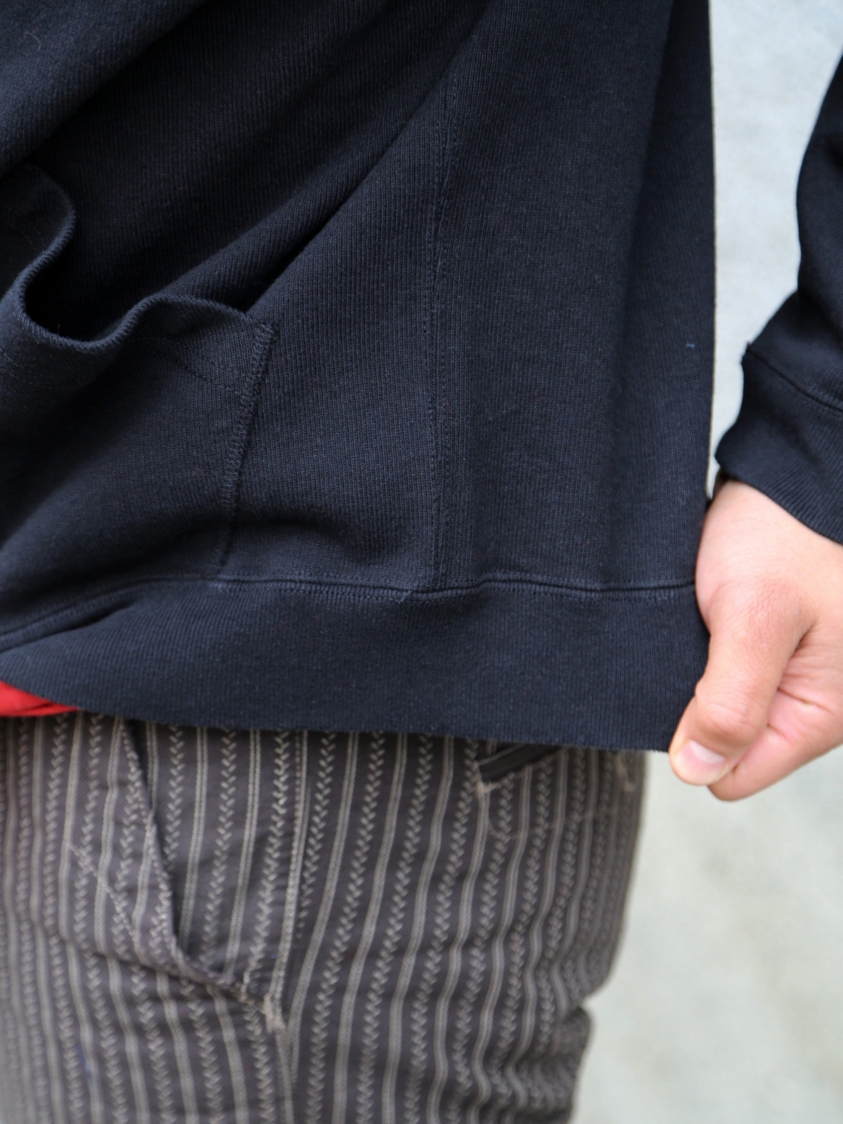 Samurai Jeans Heavyweight Hoodie – Black (SWS-TW02)