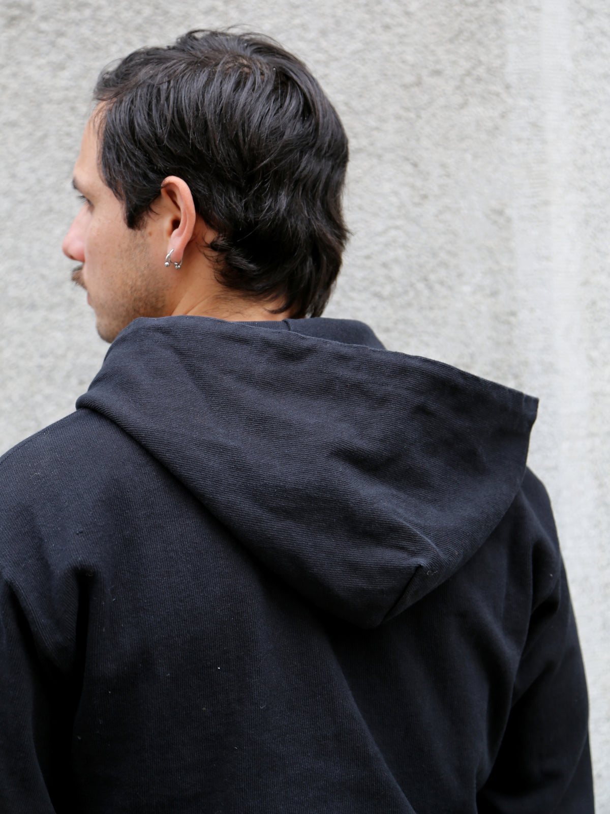 Samurai Jeans Heavyweight Hoodie – Black (SWS-TW02)