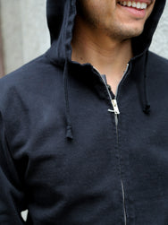 Samurai Jeans Heavyweight Hoodie – Black (SWS-TW02)