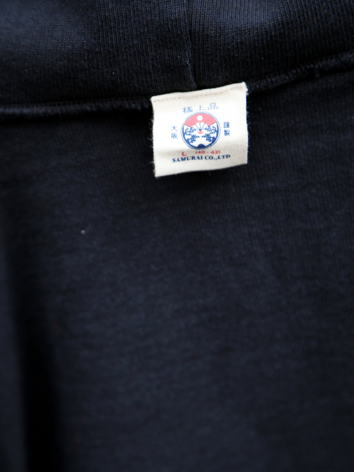 Samurai Jeans Heavyweight Hoodie – Black (SWS-TW02)