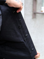 Samurai Jeans Jagged Deck Cloth Jacket – Black (SJCJK25-SP)