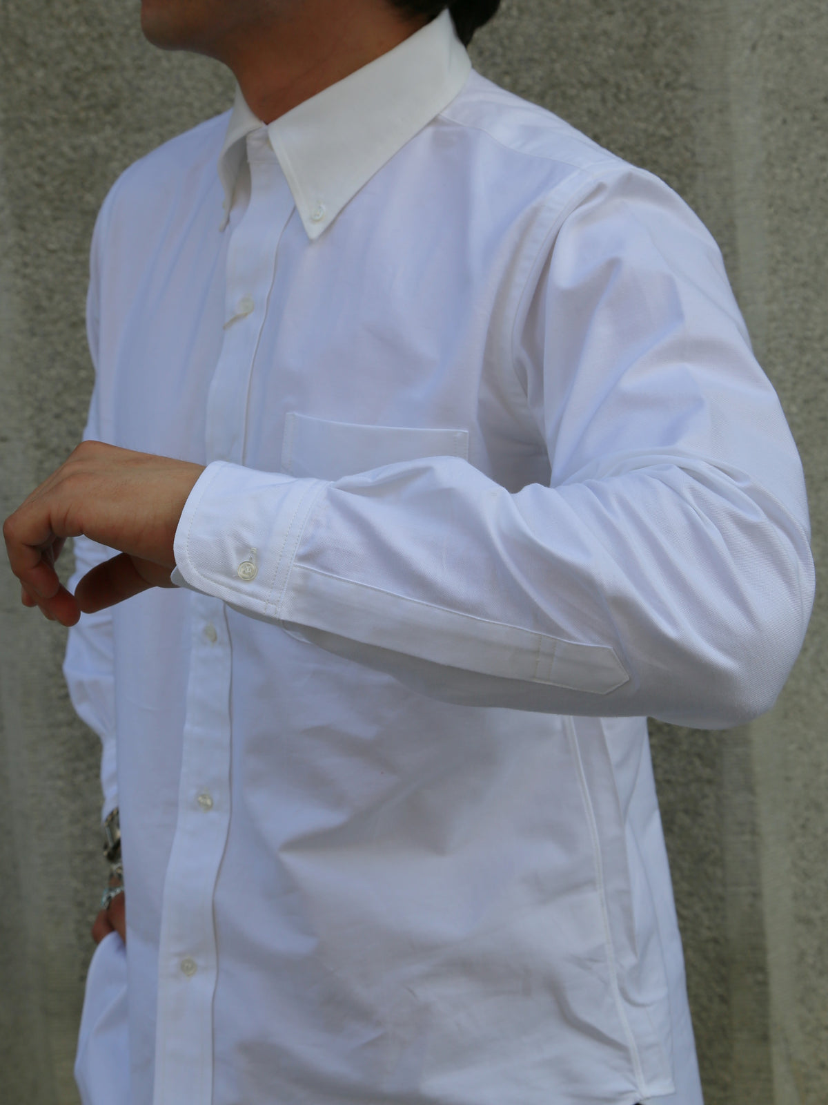 The Real McCoy's MS22008 Joe McCoy Button Down Shirt – White