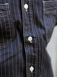 Sugar Cane Fiction Romace 5.25oz. ID Check Work Shirt – One Wash (SC39734-421)