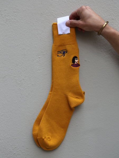 Decka Souvenir Socks Egypt / Yellow