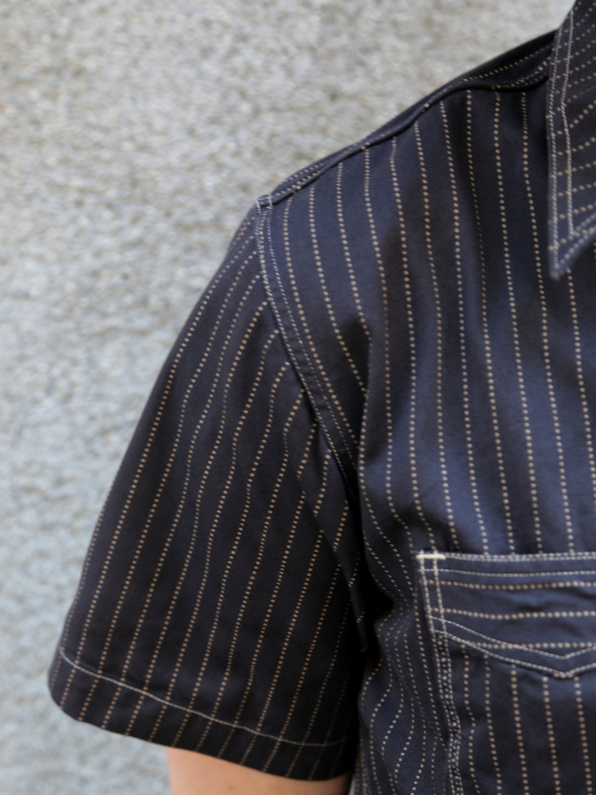 Sugar Cane Fiction Romace 5.25oz. ID Check Work Shirt – One Wash (SC39734-421)