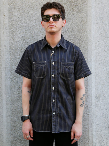 Sugar Cane Fiction Romace 5.25oz. ID Check Work Shirt – One Wash (SC39734-421)