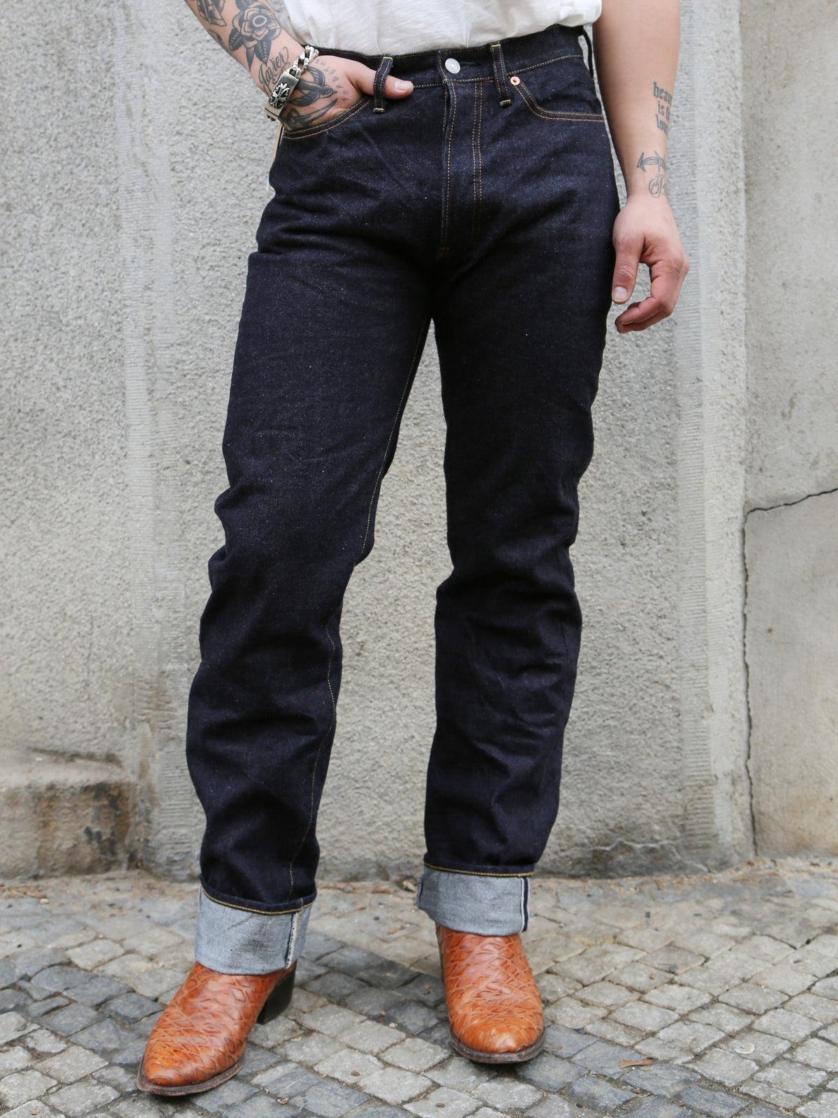 Studio d'Artisan 15Oz Tapered Jeans (SD-100)