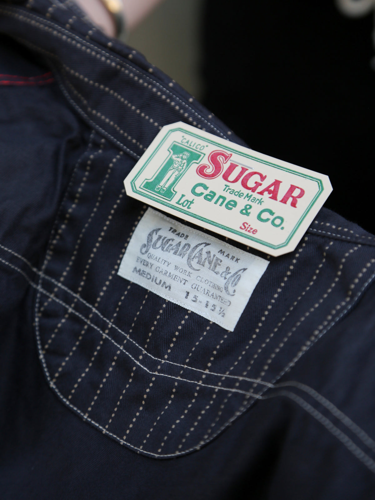 Sugar Cane Fiction Romace 5.25oz. ID Check Work Shirt – One Wash (SC39734-421)