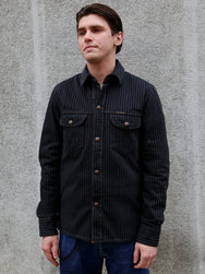 Indigofera Copeland Shirt – Sable Stripe (6670-54-00)