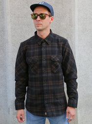 Indigofera Bryson Shirt Unbrushed Check – Black Check (6333-847-01)