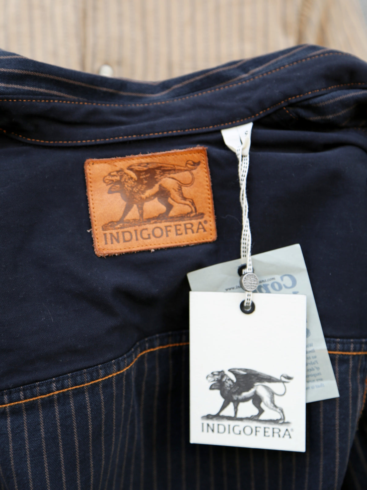 Indigofera Copeland Shirt – Sable Stripe (6670-54-00)