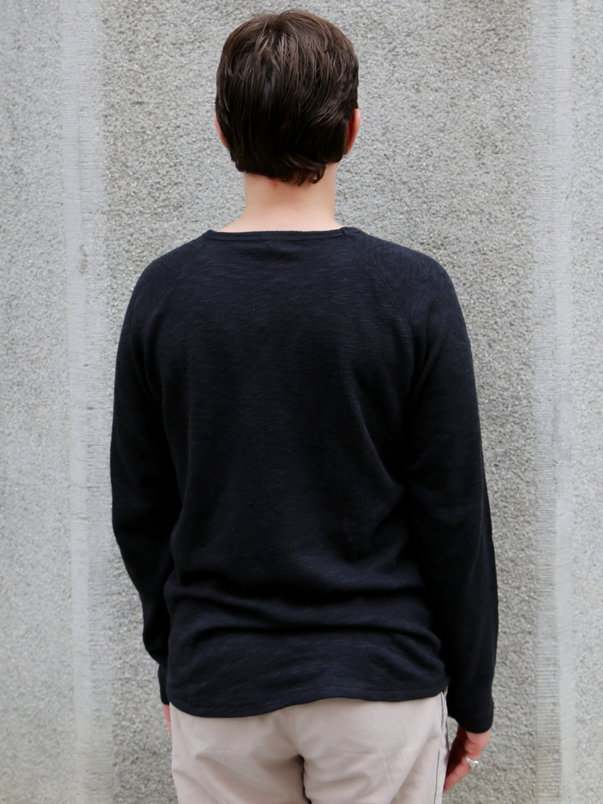Hansen Garments FELIX Raglan Long Sleeve T-shirt – Black (32-112-2)