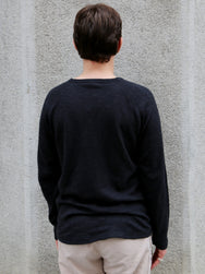 Hansen Garments FELIX Raglan Long Sleeve T-shirt – Black (32-112-2)