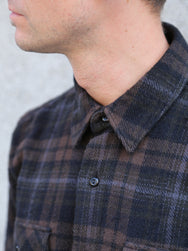 Indigofera Bryson Shirt Unbrushed Check – Black Check (6333-847-01)