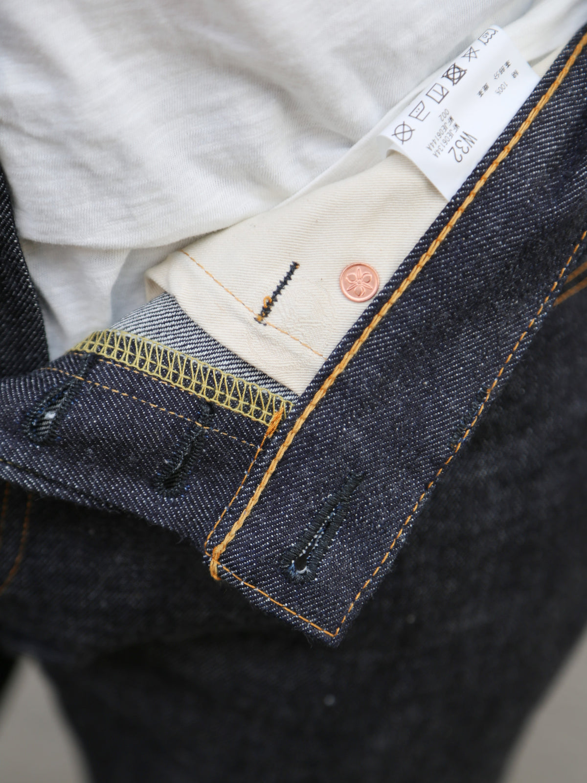 Momotaro 13oz Zimbabwe Cotton Denim – Natural Tapered (0605-13)