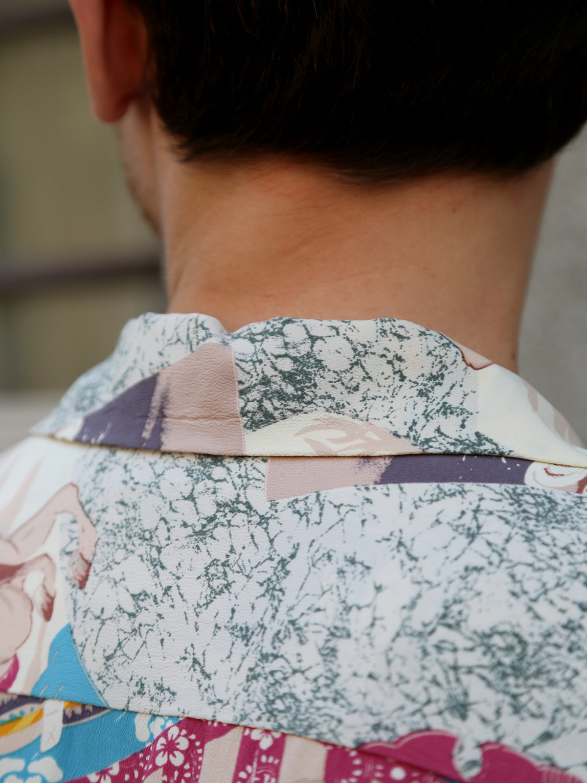Sun Surf “Japanese Quaint Design” LS Rayon Hawaiian Shirt – Gray (SS29604-115)