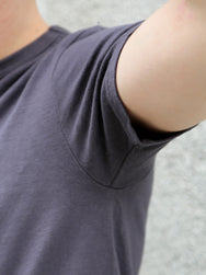 Samurai Jeans Plain Crew Neck 2-Pack T-Shirt – Charcoal (2PST-01)