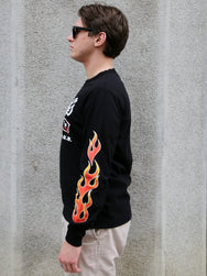 The Real McCoy's Buco LS Chief's Tee – Black/Red (BC26005-303)