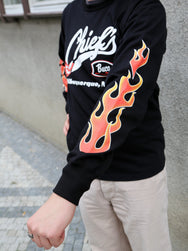 The Real McCoy's Buco LS Chief's Tee – Black/Red (BC26005-303)