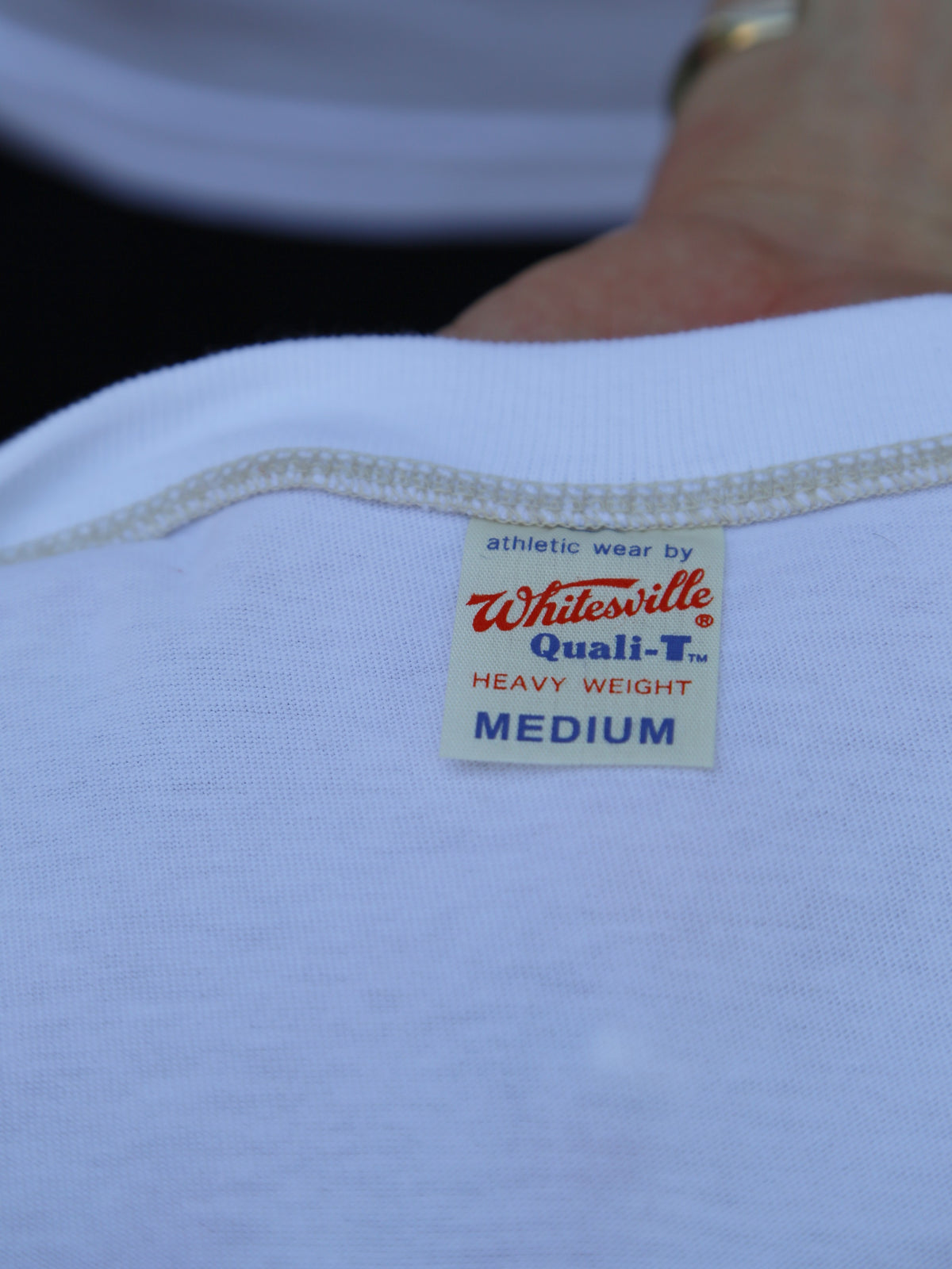 Whitesville SS Henley Tee Shirt – Offwhite (WV79681)