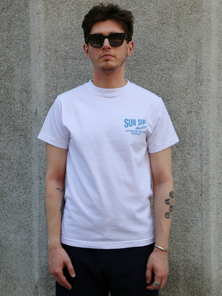 Sun Surf Aloha Tsuru Tee Shirt – White (SS79748-101)