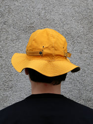 The Real McCOY's Reversible Sun Hat w Adjustable Bend – Olive/Yellow (MA26007-315)