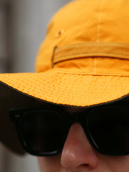 The Real McCOY's Reversible Sun Hat w Adjustable Bend – Olive/Yellow (MA26007-315)