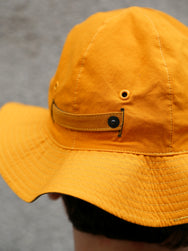The Real McCOY's Reversible Sun Hat w Adjustable Bend – Olive/Yellow (MA26007-315)