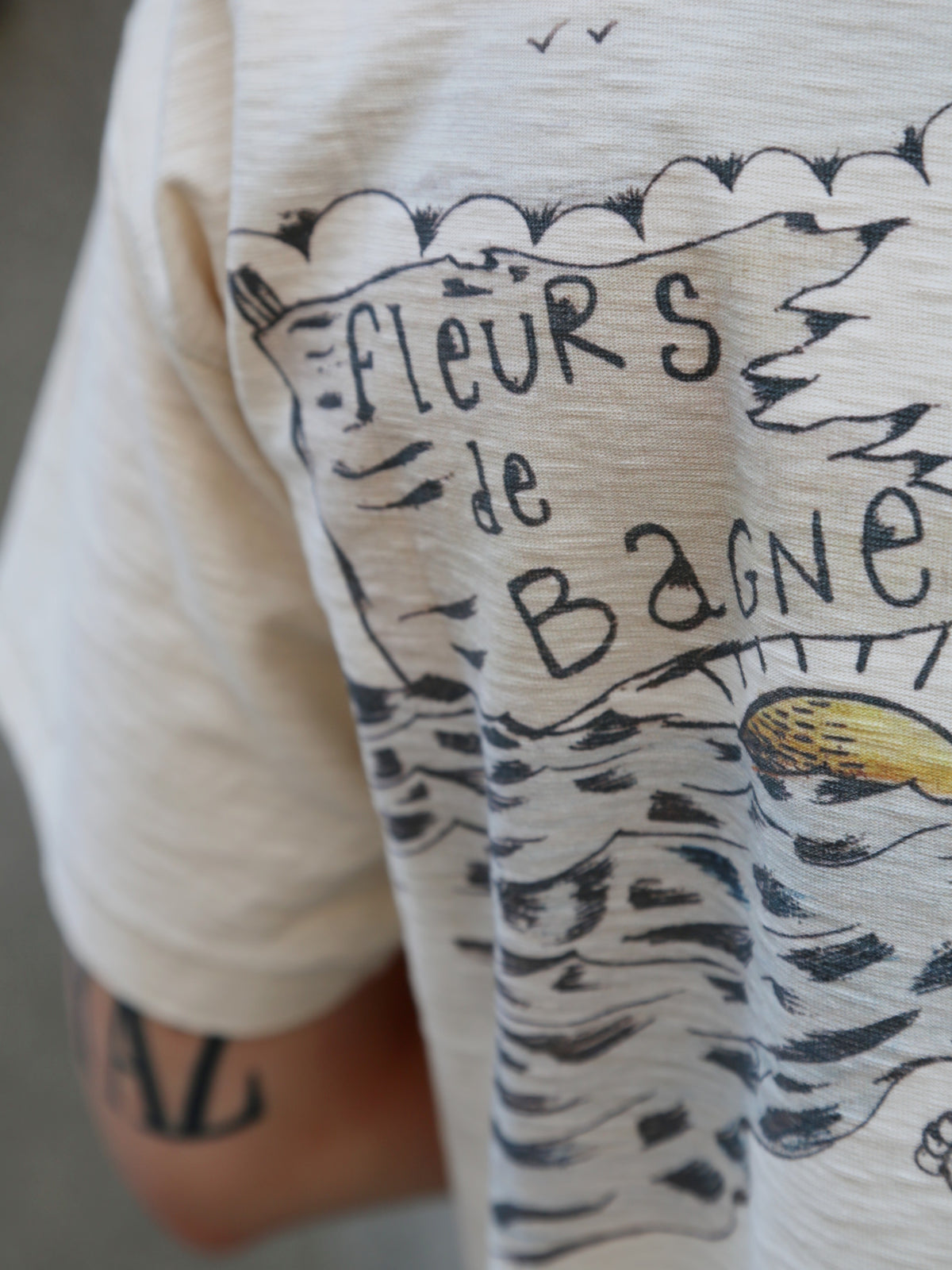 Fleurs de Bagne Tricot La Chiourme “Adieu Cayenne” – Natural (A-07848)