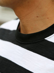 The Real McCOY's Buco Longsleeve Stripe Tee – White (BC24001-010)
